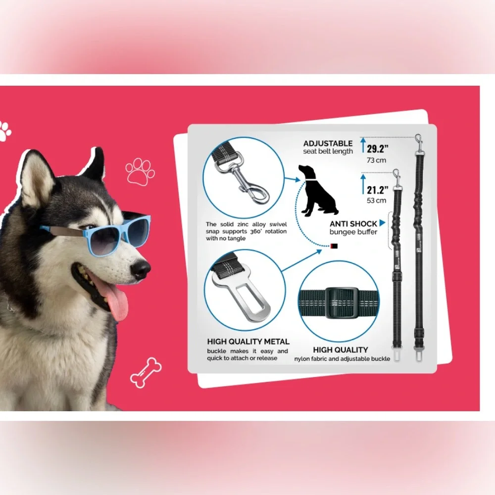 Seat belt for dogs + free gift 🎁 NWOT